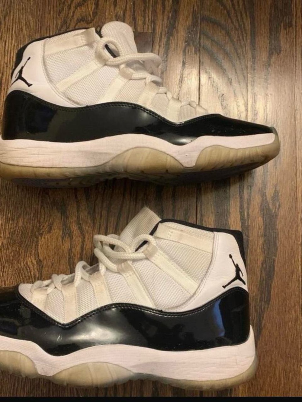 Jordan Men's High-Top Basketball Sneakers in White and Black